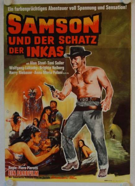Samson und der Schatz der Inkas originales deutsches Filmplakat